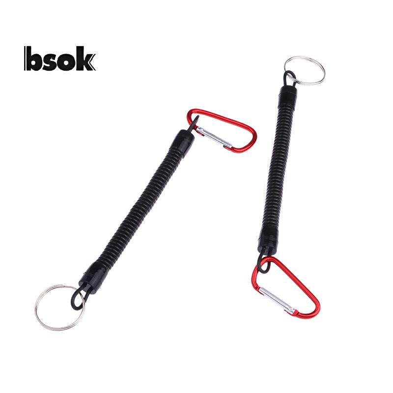 Trailblazer Có Thể Thu Vào Đàn Hồi Móc Khóa Carabiner Móc Lò Xo Chống Mất Dây Cho Đi Bộ Đường Dài Cắm Trại Mới