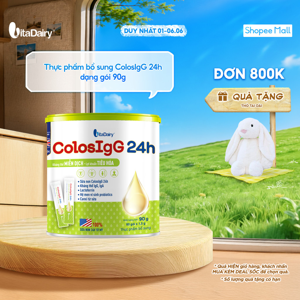 Thực phẩm bổ sung ColosIgG 24h dạng gói 90g – Bổ sung dinh dưỡng, tiện ...
