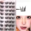 Trang điểm Uốn mi giả Thoải mái khi mặc Không gây kích ứng Lông mi giả để làm đẹp mắt Cosplay DIY Trang điểm