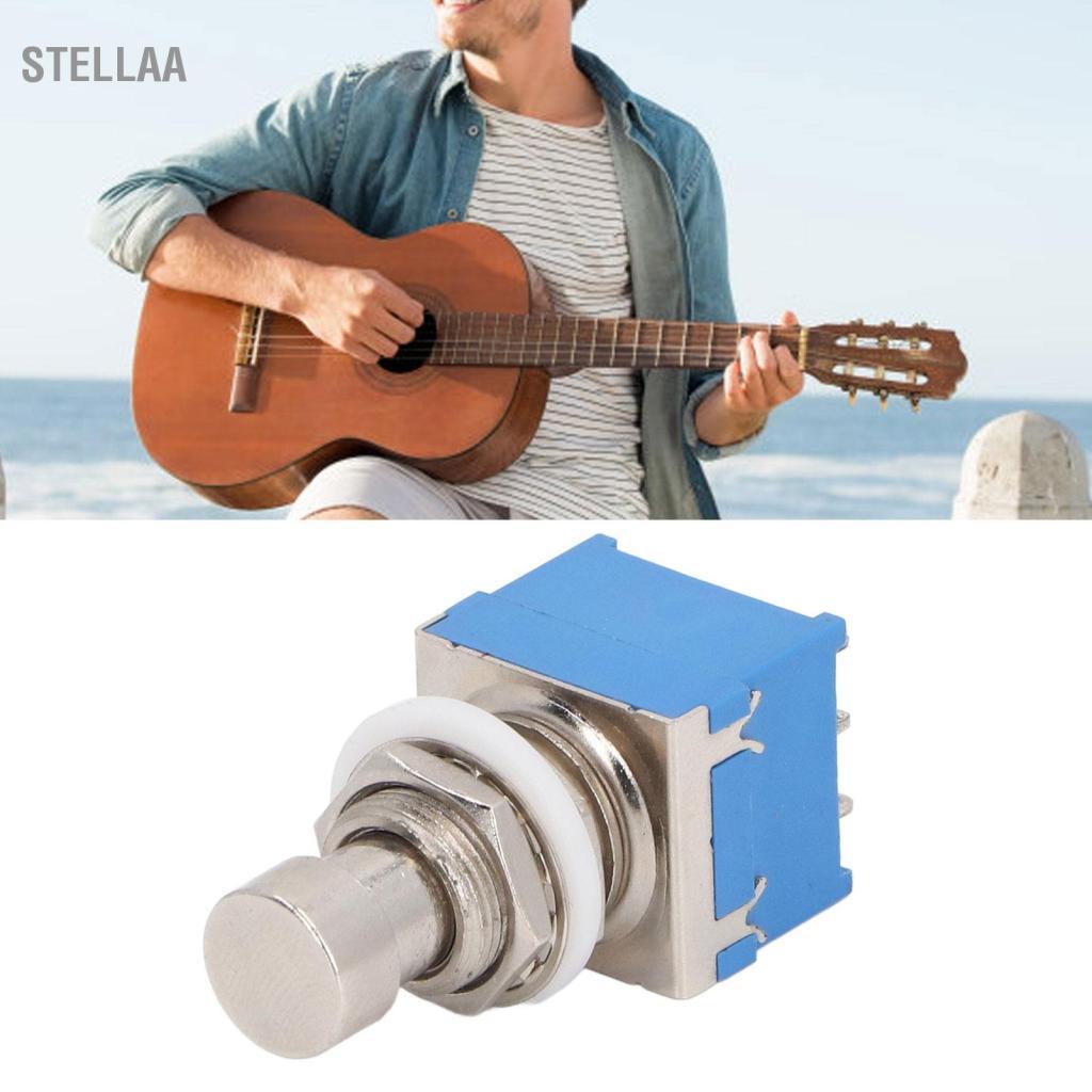 Stellaa Guitar Effect Pedal Footswitch 9 Pin 3PDT True Bypass Hiệu ứng Stomp Footswitch để thiết lập
