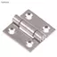 Luckyew 40 * 40 * 2mm Bản lề bằng thép không gỉ Thiết bị công nghiệp Bản lề tủ TQ