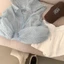 Áo khoác chống nắng PYCOU, Áo khoác có mũ trùm đầu mỏng chấm bi, tay bong bóng dài thoáng khí dáng rộng vừa vặn Áo khoác khô nhanh