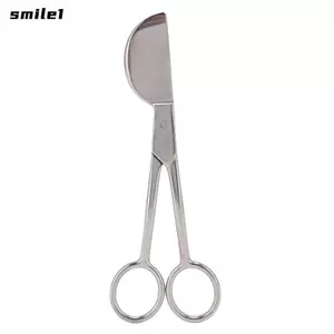 Kéo mỏ vịt SMILE, Tay cầm cong tay cầm cong Offset Tay cầm đính Kéo, Kéo thợ may 6 Inch Bạc Thêu Kéo Vải May