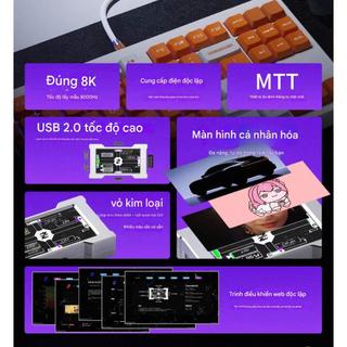 [Ship Nhanh] Bộ Chia Cổng Z-Neo HM Hub 8K Nhôm CNC, Màn Hình, 3 Cổng Output 8K Polling Rate