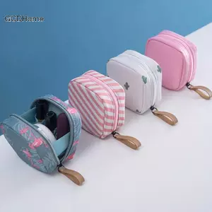 GCDHome Mini Túi Đựng Mỹ Phẩm Flamingo Màu Trơn Du Lịch Vệ Sinh Túi Bảo Quản Xương Rồng Làm Đẹp Túi Trang Điểm Túi Đựng Mỹ Phẩm Tổ Chức Ưu Đãi Đặc Biệt HOT