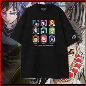YB1 Demon Slayer Kimetsu no Yaiba To the Hashira Huấn Luyện Cosplay Vải 3D Mùa Hè Áo Thun Anime Tay Ngắn Top BY1