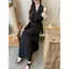 Phong cách Hàn Quốc Phong cách mới Phong cách nhẹ nhàng Đầm ren cổ chữ V Tính khí mùa hè Niche Slimer Look Pleated A @ -