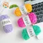 CANAMEK 12 Cái Mềm Mại Ấm Áp DIY Cotton Len Sợi Mềm Chất Lượng Tốt Tay Đan Chủ Đề Cho Handmade Đan Móc Sợi CSF