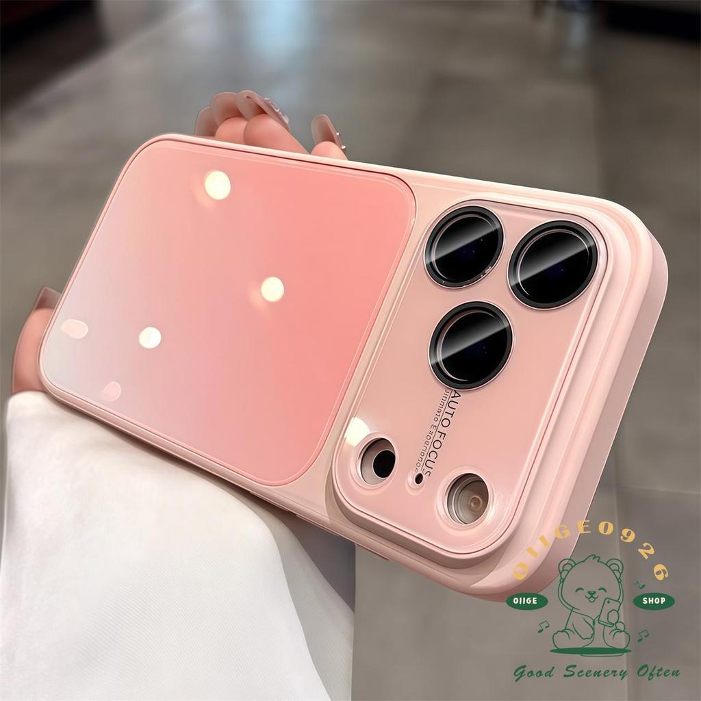 【 Ốp lưng iPhone17 】 Ốp điện thoại acrylic gradient nhạy cảm với da iphone17 Pro Max 16 15 14 13 vỏ cho vỏ iPhone vỏ mềm silicon TPU chống sốc