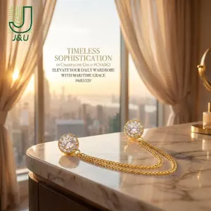 Trâm cài ốc sao biển có dây chuyền sel Thanh lịch Lapel Pin dành cho nam nữ Quà tặng hoàn hảo để trang trí áo sơ mi phù hợp