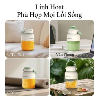 [Bảo hành 1 năm] Máy xay sinh tố VINZEO sử dụng công nghệ của Đức, sức chứa 1100ml-26 miếng Màn hình LED có thể nghiền bằng lưỡi siêu công suất