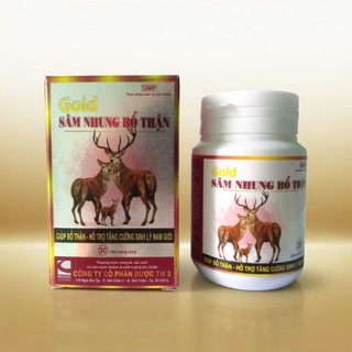 Sâm Nhung Bổ Thận TW3 Gold 30 Viên Bổ Sung Dưỡng Chất