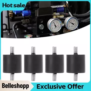 Belleshopp Belleshopp 4 Bộ cách ly rung máy nén khí có đinh ren M6 để giảm tiếng ồn