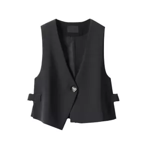 Nhỏ Phù Hợp Với Áo Vest Nữ Phong Cách Ngắn 2026 Thời Trang Thời Trang Áo Vest Phù Hợp Với Áo Khoác 6.4