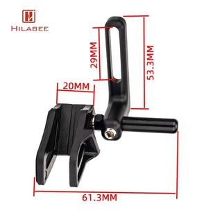 HILABEE Xe Đạp Xích Hướng Dẫn Dây Xích Bảo Vệ Đĩa Đơn Dây Xích Bảo Vệ Kẹp Bảo Vệ Trực Tiếp Gắn Chống Rơi Ổn Định