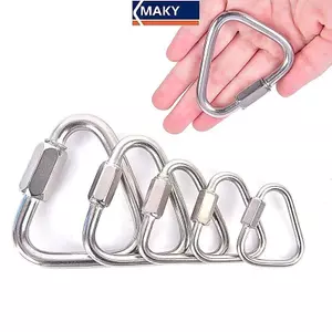 Maky Carabiner thép không gỉ - Móc khóa snap clip tiện lợi