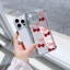 Dành Cho Honor 500 400 200 Smart X9C X9D X8D X7D X6D 600 400 Lite Pro Red Cherry Bow Vỏ Điện Thoại Trong Suốt Chống Sốc Mềm Dễ Thương