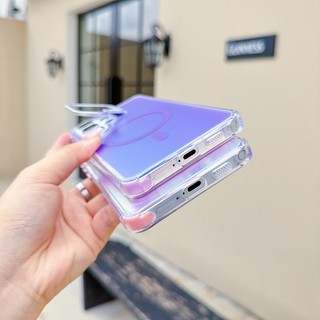Ốp Điện Thoại Chống Sốc Từ Tính Cho Samsung Galaxy S26 S25 S24 Ultra Plus S25 FE A57 A56 A36 A26 A17 Ốp Lưng Có Chân Đế Phim Ống Kính