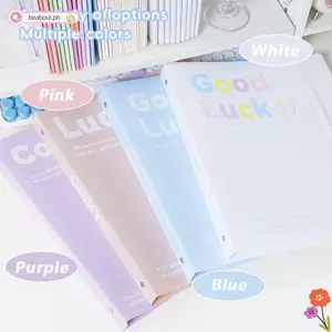 Thư mục tập tin BEABOUT A4, Sách dữ liệu lá rời có thể tháo rời, Túi tập tin văn phòng phẩm trong suốt đơn giản dành cho sinh viên