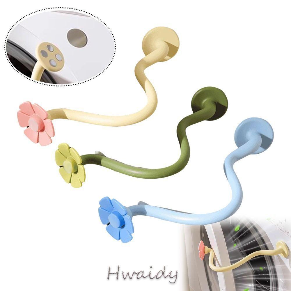 HWAIDY Máy Giặt Chống Đỡ Cửa Ổn Định, Thông Gió Và Chống Nấm Mốc Giới Hạn Thông Gió Máy Giặt Thanh Hỗ Trợ Cửa, Giá Đỡ Silicon Từ Tính Fixer