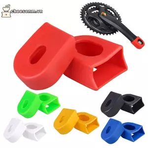 Cheenm 1 Cặp Xe Đạp Silicon Quay Bao Bảo Vệ Tay Silicon Bàn Đạp Crankset Vỏ Bảo Vệ Xe Đạp Leo Núi Phụ Kiện Đi Xe Đạp VN