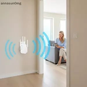 Bộ khuếch đại tín hiệu WiFi AA Bộ mở rộng phạm vi lặp lại có dây di động Tiếp nhận mạnh mẽ cho phòng ngủ Phòng học Kết nối đáng tin cậy VN