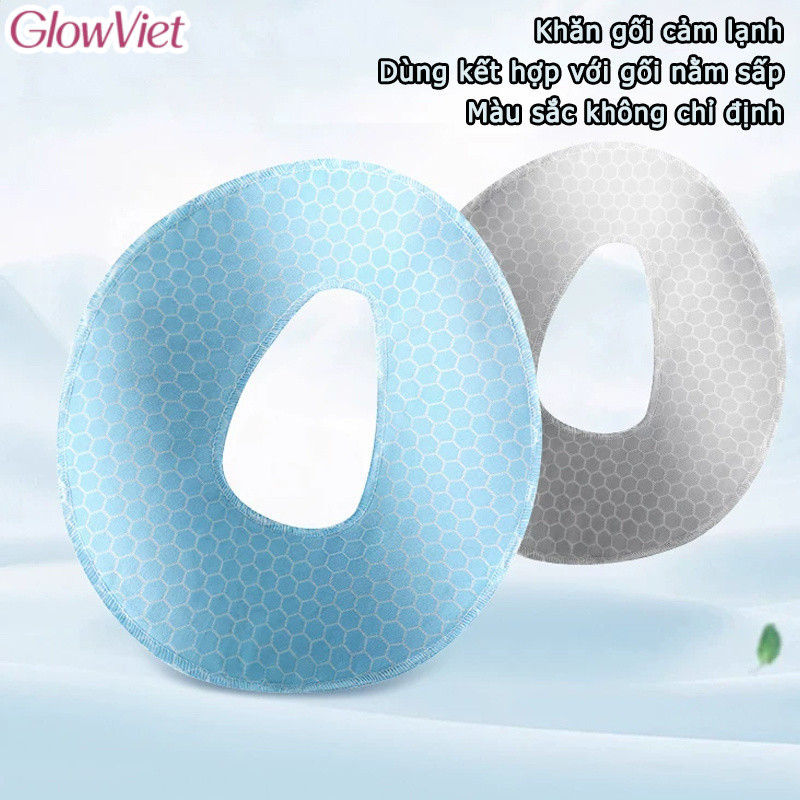 Khăn gối dành cho gối nằm sấp, khăn gối có cảm giác mát mẻ, thích hợp dùng vào mùa hè, sử dụng kèm với gối nằm sấp