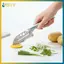 Máy gọt vỏ bằng thép không gỉ 5 trong 1 đa chức năng BVY Máy cắt rau củ & trái cây Dụng cụ nhà bếp đa năng để gọt vỏ vụn.