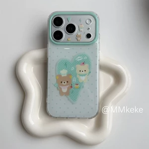 Rilakkuma Chef Thích Hợp Cho Apple 16PROMAX Ốp Điện Thoại iPhone17 Niche 14 Hai Lớp 13 Ốp Cứng 12 / 1