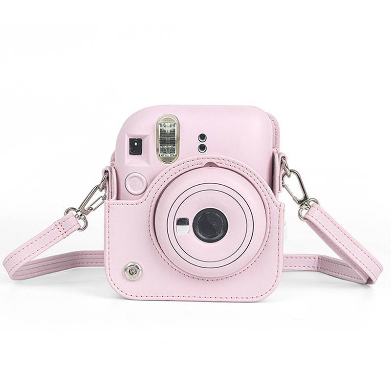 XUAN 1Pc Cho Instax Mini 12 Vỏ Máy Ảnh PU Mềm Bảo Vệ Túi Trave Cho Phim Túi Máy Ảnh Có Dây Đeo Vai VN