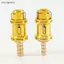6.5 / 8mm Kẹp van lốp ô tô Kẹp vòi phun bằng đồng thau rắn Air Chu Bộ chuyển đổi bơm hơi Qui Kết nối lạm phát Đầu nối đẹp