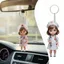 Móc khóa y tá bác sĩ CPINCP, Móc khóa Acrylic đầy màu sắc phẳng 2D, Mặt dây chuyền hoạt hình treo gương chiếu hậu ô tô