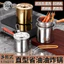Nồi chiên bằng thép không gỉ 304 Chảo nhỏ đa chức năng Hộ gia đình Chảo sâu Gas Mini có bộ lọc Nồi chiên nhỏ tiết kiệm nhiên liệu 8LEU