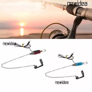 Báo động cắn cá NEWIDEA, với cuộn được chiếu sáng Không cần pin Đèn báo cắn cá, Đèn LED bền Đèn báo cắn không gỉ được chiếu sáng Công cụ câu cá
