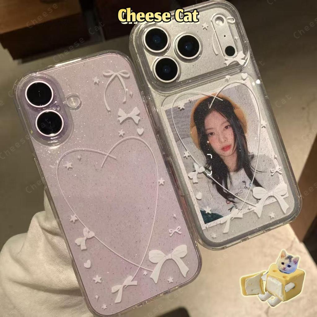 Ốp điện thoại thiết kế khung ảnh đường trắng cho iPhone 17 14 13 12 11 15 16 Pro Max 17 Air Xs XR 7Plus