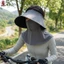Mũ chống nắng nữ có vành rộng UPF50 + Vỏ cổ tích hợp bảo vệ tia cực tím
