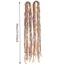 THEGIRL8B 2 Chiếc Màu Gradient Dreadlock Bím Tóc Dài Handmade Bohemian Tây Tạng, Phụ Kiện Tóc Dân Tộc Màu Tóc Tự Nhiên Kẹp Tóc Trong Phần Mở Rộng Tóc Cho Kiểu Tóc