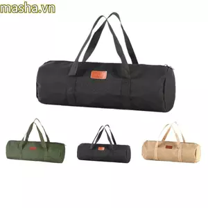 Túi Bảo Quản Dây Gió, Túi Hình Trụ Có Dây Kéo Lều Cắm Trại Túi Bảo Quản, Vải Nhẹ Chuyên Nghiệp Dung Tích Lớn Đi Bộ Đường Dài Túi Xách Ngoài Trời