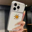 Ốp lưng iPhone Họa tiết da mạ họa tiết mặt trời iPhone 17 16 15 14 13 12 11 Pro Max Plus Max