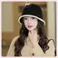 JRP Nữ Colorblo Đan Ngư Dân Mũ Buet - Mùa Đông Ấm Áp Nắp Tai Lông Cừu Lót Beanie Thời Trang Hàn Quốc Cho Đầu Lớn 1PC JRP