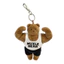 < Pluscloth > Móc khóa cơ bụng gấu sang trọng Móc khóa thú nhồi bông dễ thương Charm Gấu ngộ nghĩnh Móc khóa cho ba lô Phụ kiện túi xách Quà tặng Móc khóa gấu cơ bắp Đông Nam Á