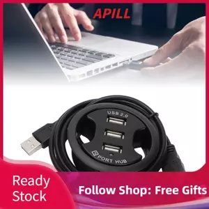 Apill HUB USB 3 Cổng Hình Tròn Máy Tính Để Bàn USB2.0 3 Cổng Cắm Và Chạy Cho 3.14In Lỗ 5Gbps Tốc Độ 1.5M Chiều Dài Cáp Máy Tính