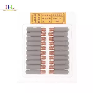 HL 2 Cái / bộ 15AK Đầu Tiếp Xúc Hàn Lớp Phủ Mới Bảo Vệ 25mm M6 Đầu Phun Khí 0.8mm-1mm MIG Hàn Torche Bộ Phận Dụng Cụ Hàn LMWU