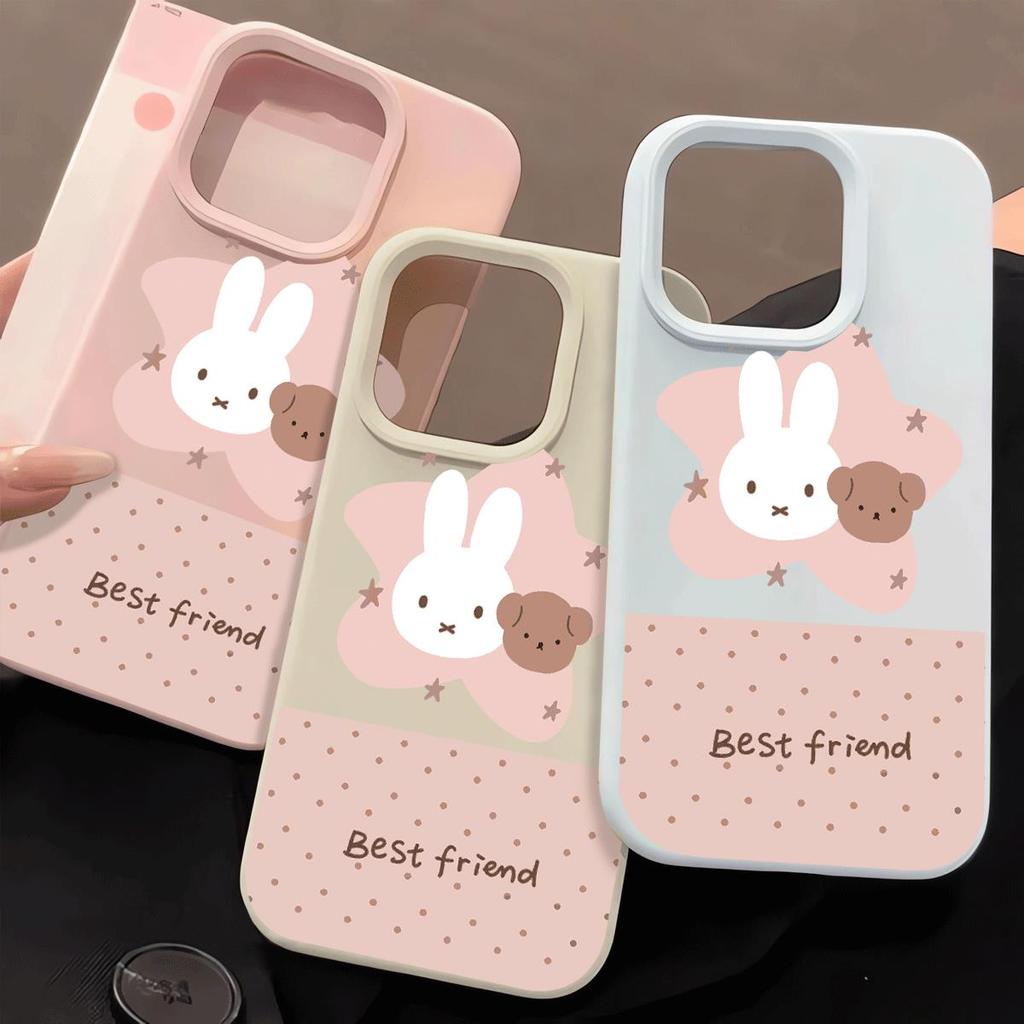 Chó nhỏ nét đơn giảnPhù hợp với vỏ điện thoại iPhone 17/16 Pro, vỏ 15/14 của Mì Nếp,13