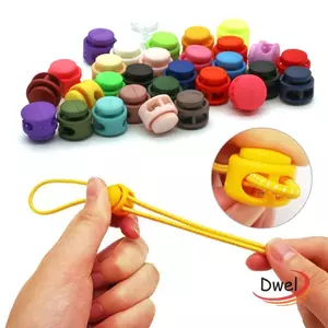 DWEL 10 Cái Nút Khóa Dây Lò Xo, Ba Lô Túi Dây Giày Phụ Kiện Kẹp Dây, Nhựa DIY Dây Giày Paracord Dây Chuyển Đổi Kẹp Khóa