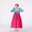 ✿ Hàn Quốc Thêu Hanbok Trang Phục Truyền Thống Cho Trẻ Em Bé Gái 3-12 Tuổi Sự Kiện Dân Tộc Liên Hợp Quốc