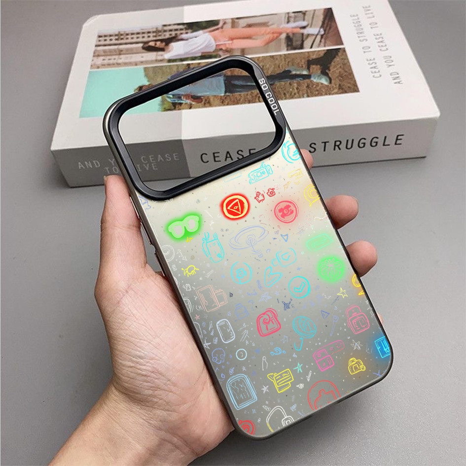 Dành cho POCO X8 Pro X7 X6 F8 F7 Redmi Turbo 5 Max / Turbo 4 Pro / K90 “Graffiti ” Vỏ điện thoại viền mềm lưng cứng / Note 15 / 14 Mi 17 15T 14T K80 K70 Vỏ Redmi chống sốc / Vỏ Poco