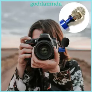 Mini Camera Microphone Bendable 3.5mmOmnidirectional Microphone Windproof Foam