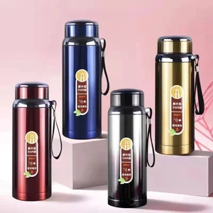 Dung Tích Lớn Trà Ngoài Trời Cốc Nước Di Động Ngoài Trời Giữ Nhiệt Cốc Tách Bán Buôn Thép Không Gỉ 316 Lót Xe Cốc Nước