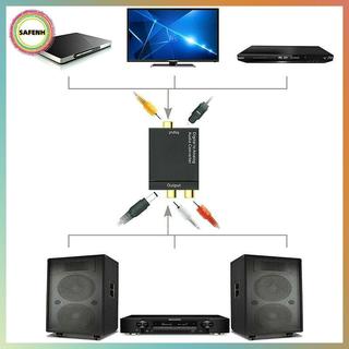 Bộ chuyển đổi âm thanh kỹ thuật số sang Analog đồng trục quang học SAFENH RCA L / R 3.5mm VN